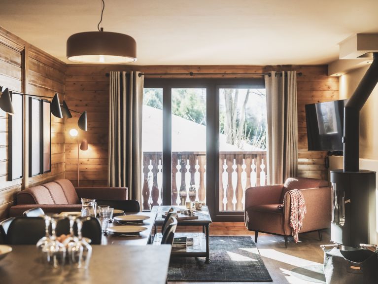 Chalet-appartement Montagnettes Hameau de la Sapinière met cabine - gerenoveerd