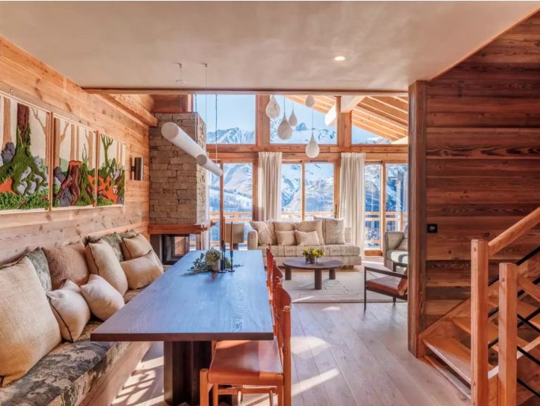 Chalet Caseblanche Alpea met open haard en sauna