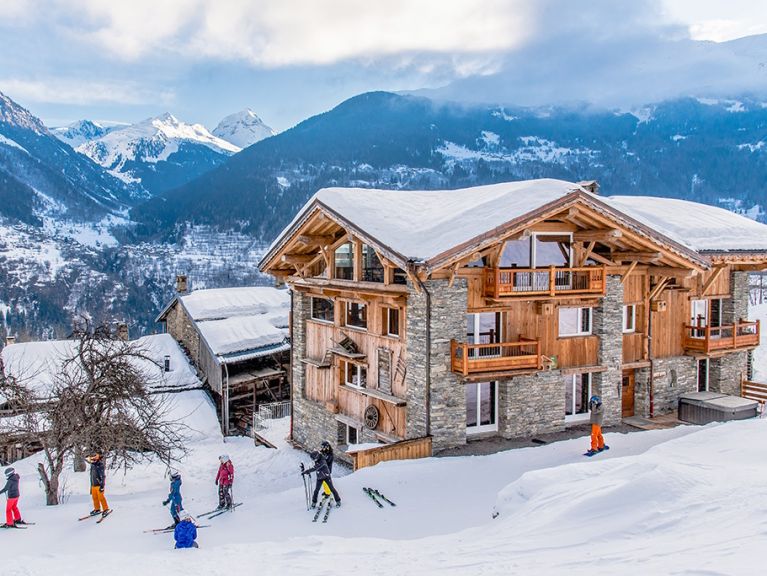 Chalet Le Pré Rene, met sauna en buiten-whirlpool