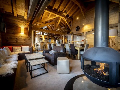 Chalet du Cocoon Le Cocoon met sauna en buiten-whirlpool - 16-19 personen