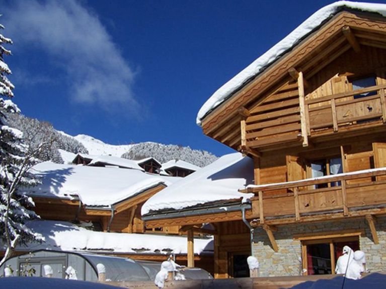 Chalet Le Prestige Lodge met privé-zwembad