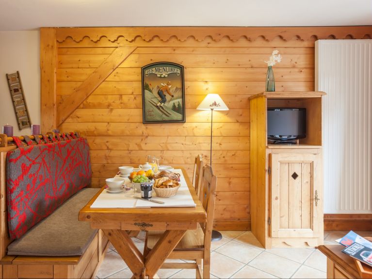 Chalet-appartement Les Alpages de Reberty met slaaphoek