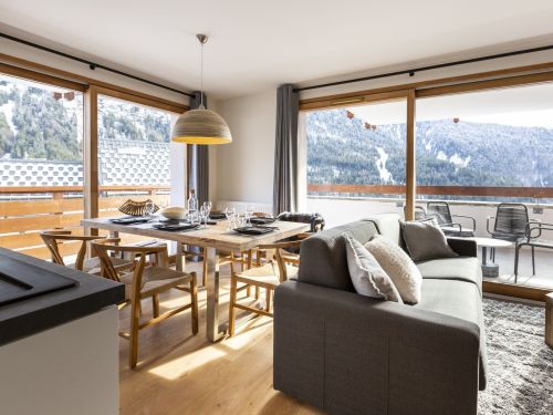 Chalet-appartement Le Saphir Bergzicht - 4-6 personen