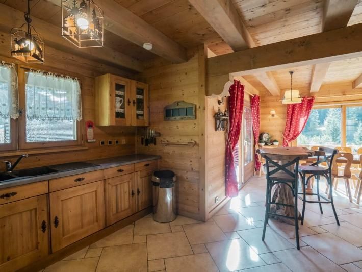 Chalet Le Noisetier met buiten-whirlpool