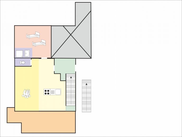 Chalet Piccola Pietra met privé-sauna