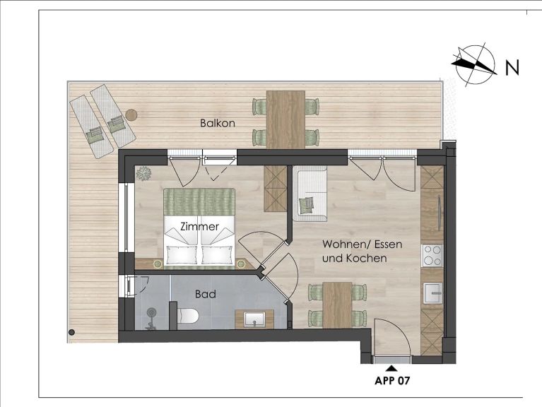 Chalet-appartement Andrea Chorblick