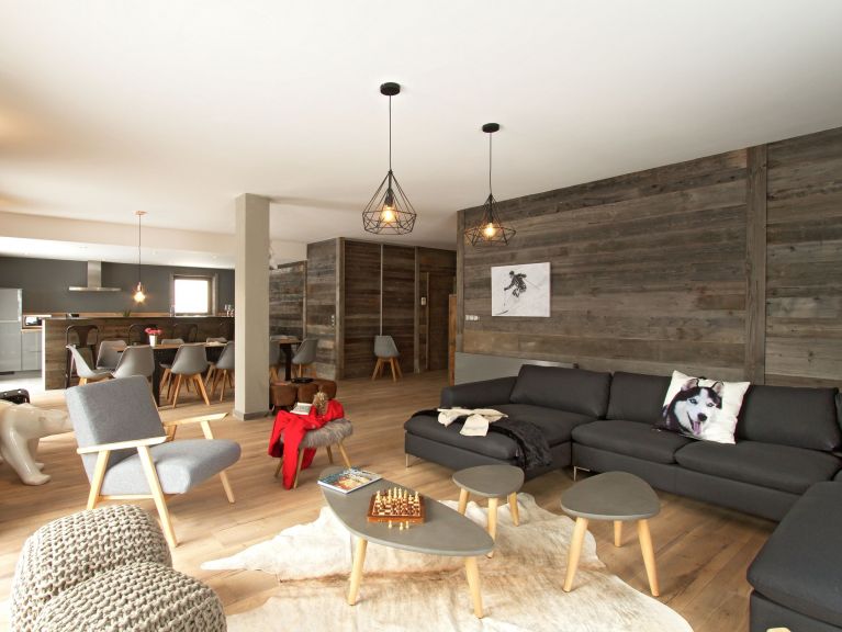 Chalet Nuance de Blanc met privé-sauna en buiten-whirlpool