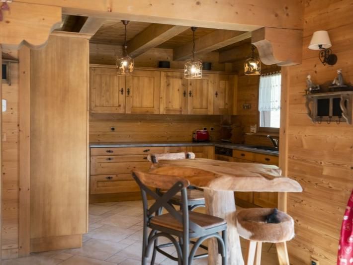 Chalet Le Noisetier met buiten-whirlpool