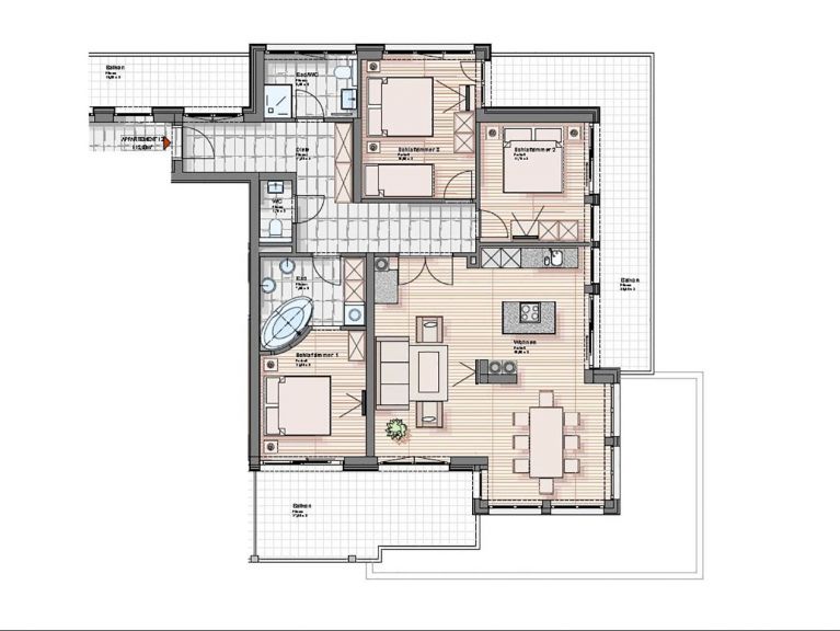 Chalet-appartement Wildkogelresorts Penthouse Type IIIb