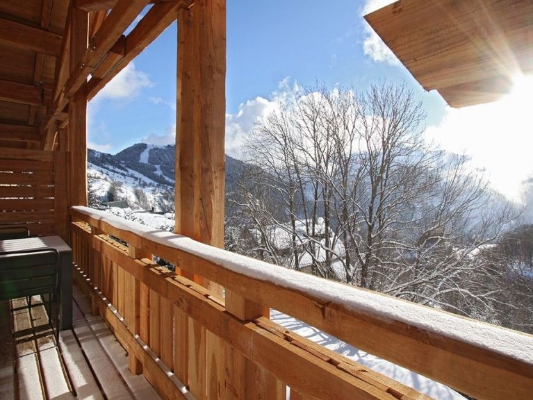 Chalet Nuance de Blanc met privé-sauna en buiten-whirlpool