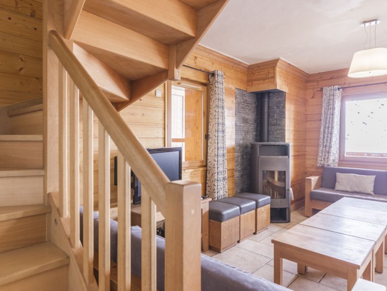 Chalet-appartement Dame Blanche 28 (combinatie 2x 14) personen met twee sauna's