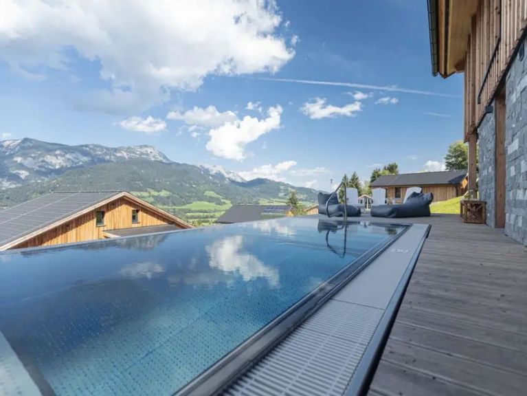 Chalet-appartement Bergresort Hauser Kaibling Chalet met privé buitenzwembad