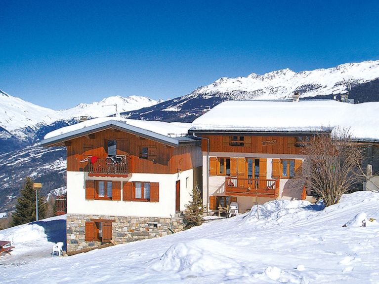 Chalet Les Violettes met privé-sauna
