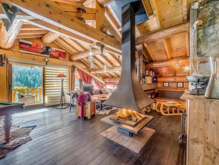 Chalet Iseran met buiten-whirlpool, sauna en hammam