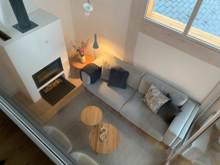 Chalet Caseblanche Retreat met houtkachel en sauna