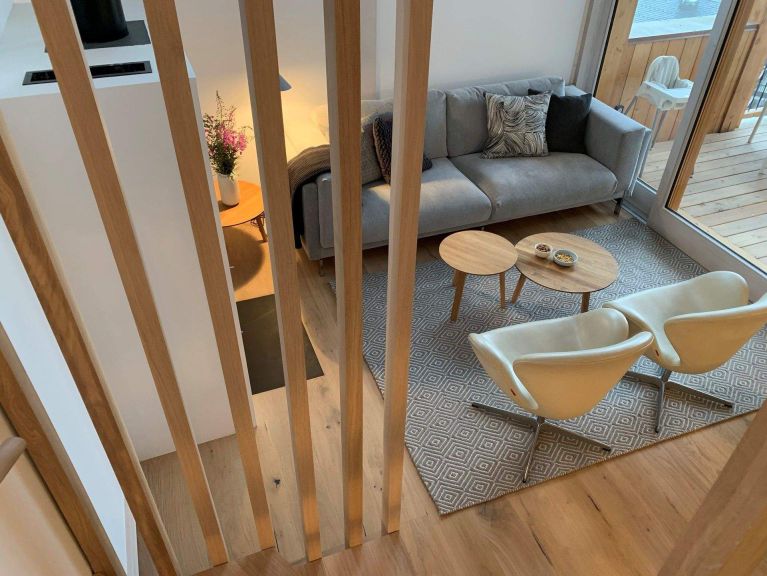 Chalet Caseblanche Retreat met houtkachel en sauna