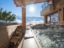 luxe skivakantie chalet met bubbelbad