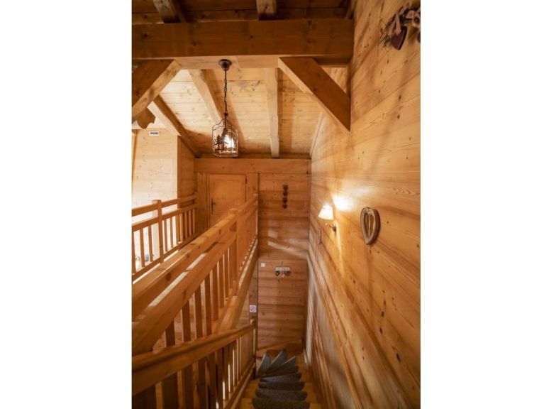 Chalet Le Noisetier met buiten-whirlpool