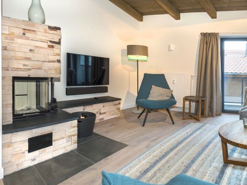 Appartement Kristall Plaza Niederau Penthouse met open haard en privé-sauna - 8-10 personen