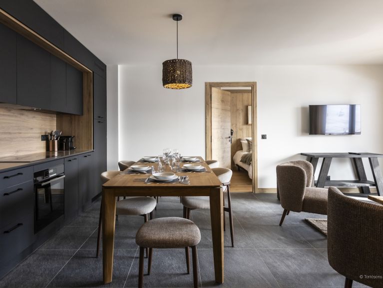 Chalet-appartement Le Caprice Blanc studio