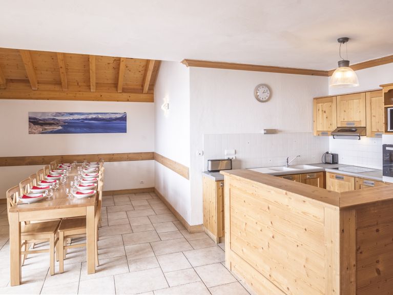 Chalet-appartement Dame Blanche 28 (combinatie 2x 14) personen met twee sauna's