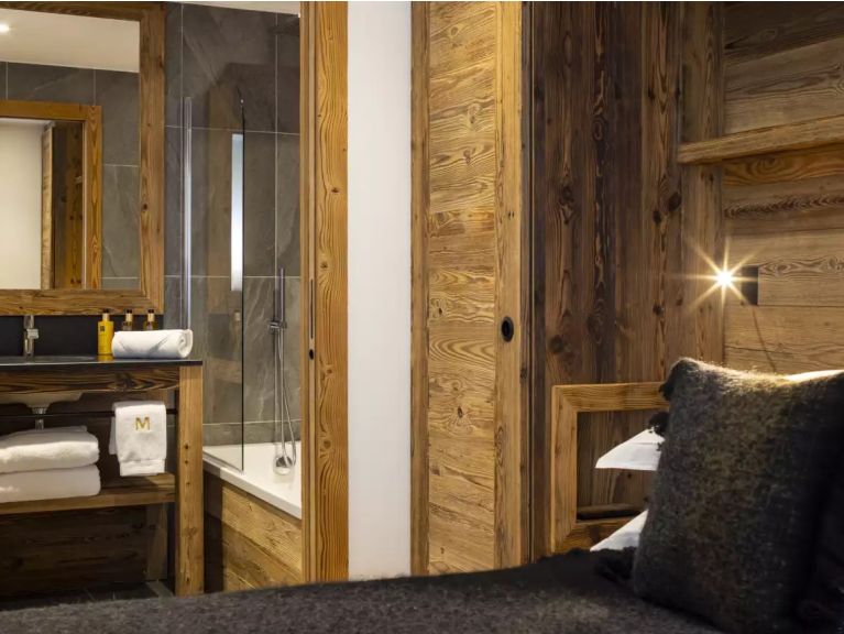 Chalet Caseblanche McFoggin met open haard en sauna