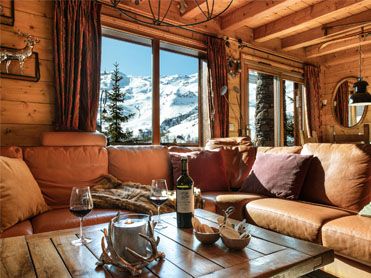 Knus chalet kerst wintersport