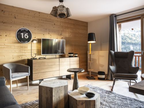 Chalet-appartement Le Saphir Bergzicht - 4-6 personen