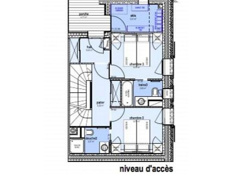 Chalet Caseblanche Myriel met open haard, sauna en whirlpool