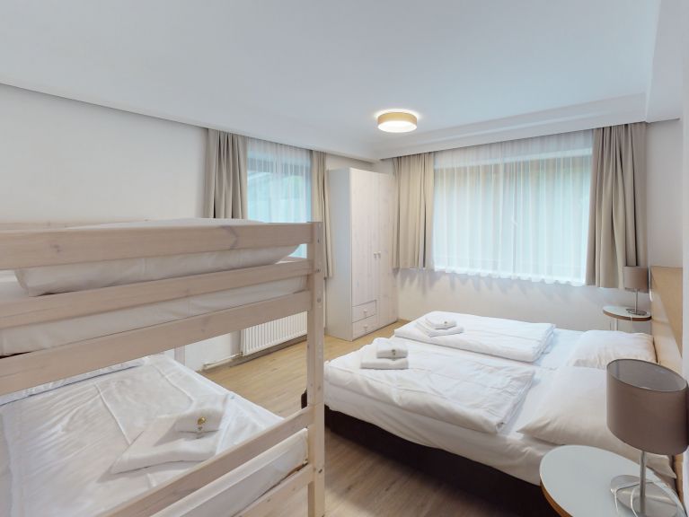 Chalet Edelweiss am See Combi, 5 apt. incl. gezamenlijke keuken en eetruimte
