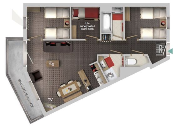 Appartement Village Montana-9