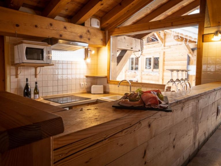 Chalet du Cocoon Mont-Blanc met buiten-whirlpool