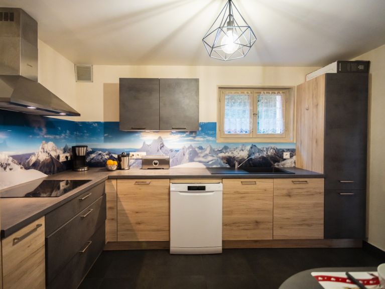 Chalet-appartement l'Ours met buiten-whirlpool