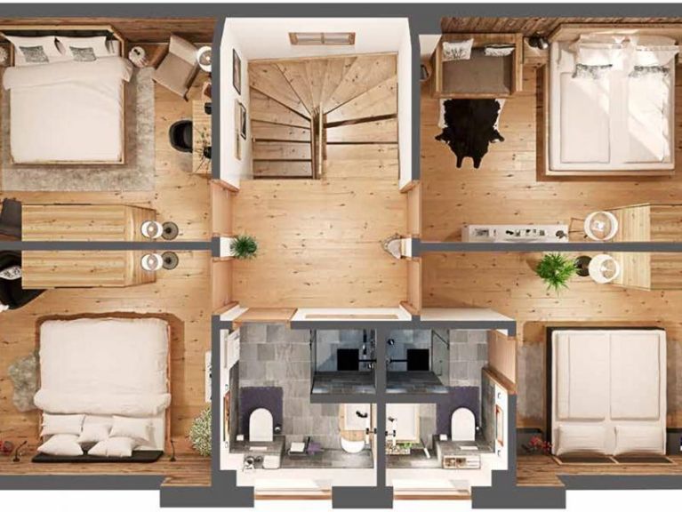 Chalet Riesneralm Haus am Wald