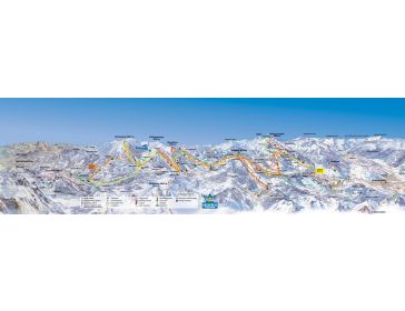 Pistekaart Ski Amadé - Hochkönig