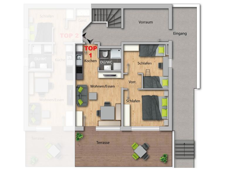 Chalet-appartement Karli Top 1