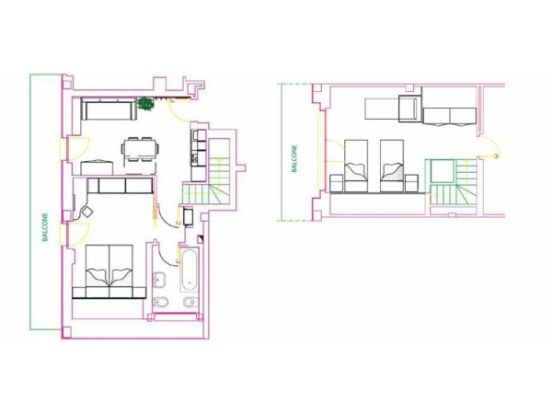 Chalet-appartement Baita Antlia-10