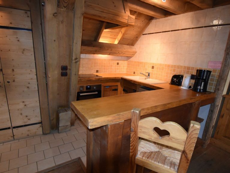 Chalet-appartement Clovis met privé-sauna