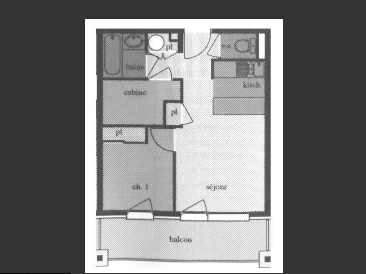 Appartement Les Côtes d'Or Argentière - 202