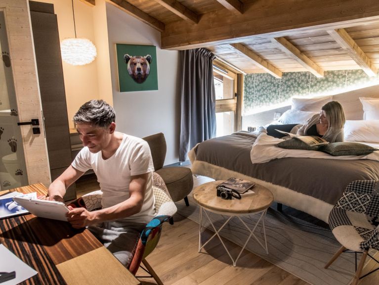 Chalet-appartement Résidence Skadi met open haard