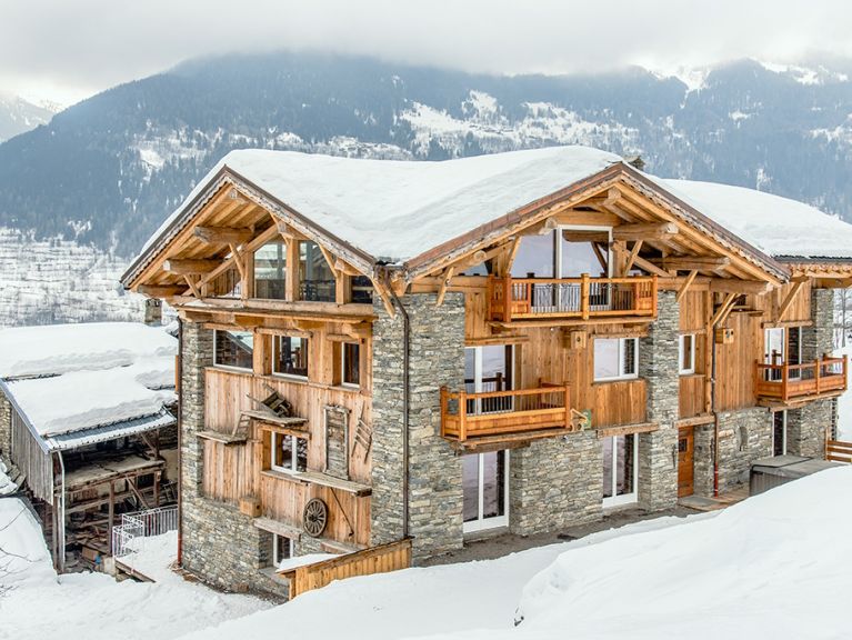Chalet Le Pré Rene, met sauna en buiten-whirlpool