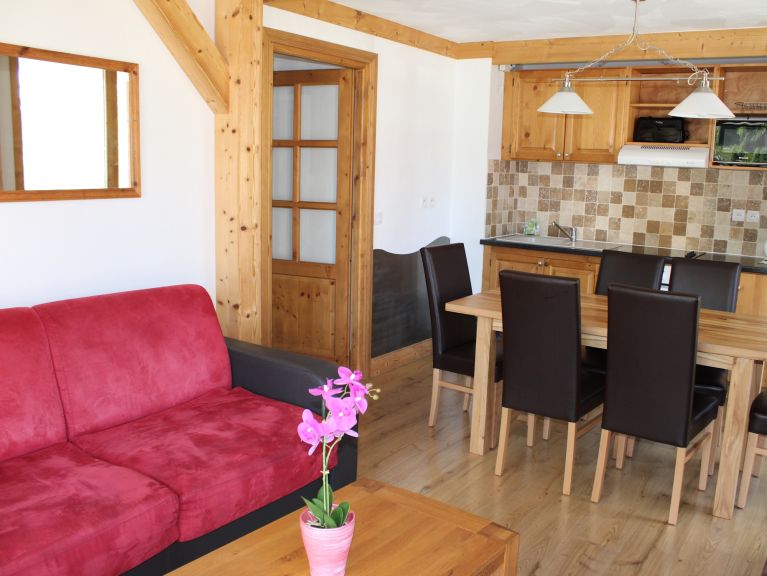 Chalet-appartement La Cime des Arcs met cabine