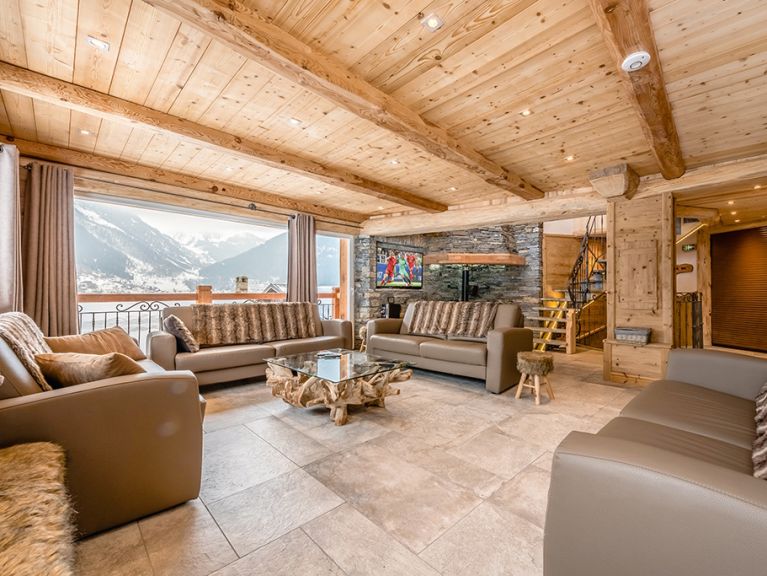 Chalet Le Pré Rene, met sauna en buiten-whirlpool